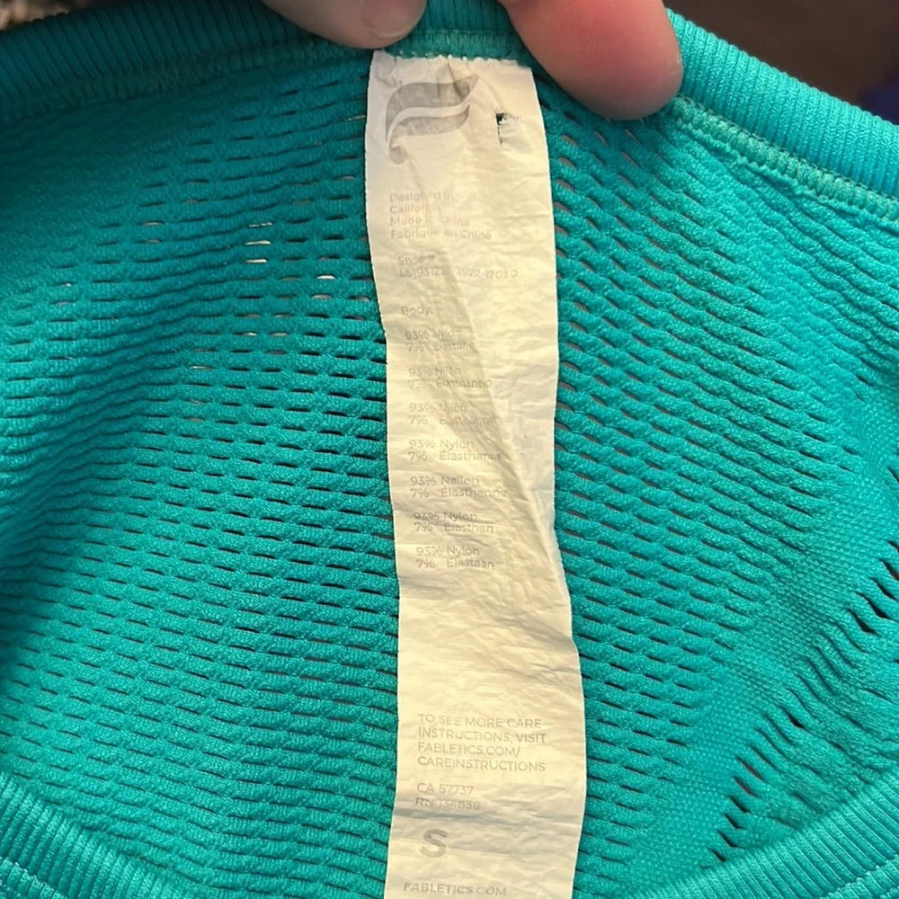 Fabletics Jaymee Mesh Long-Sleeve Top Style #LS1931297 - Picture 8 of 9